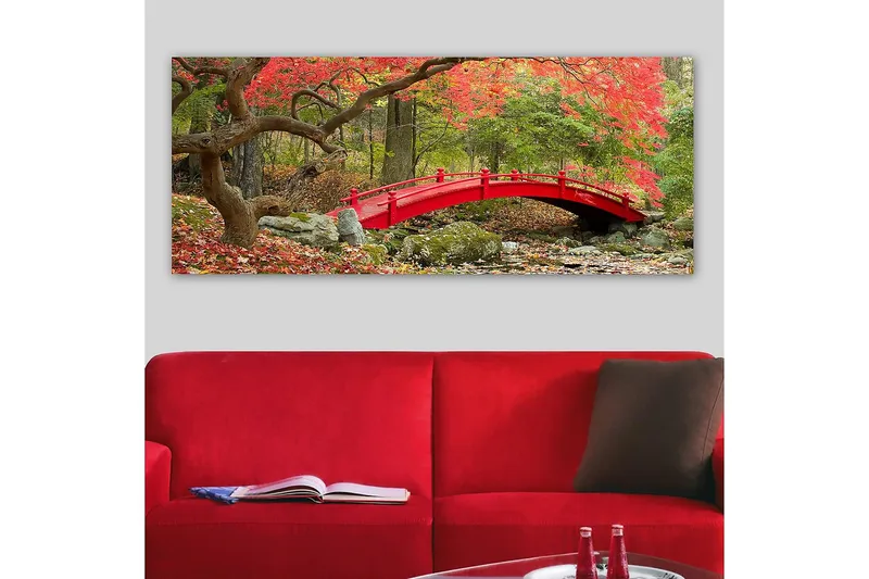 Canvastavla YTY Landscape & Nature Flerfärgad - 120x50 cm - Inredning - Tavlor & konst - Canvastavlor