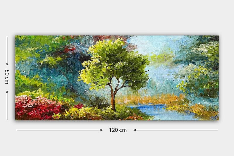 Canvastavla YTY Landscape & Nature Flerfärgad - 120x50 cm - Inredning - Tavlor & konst - Canvastavlor