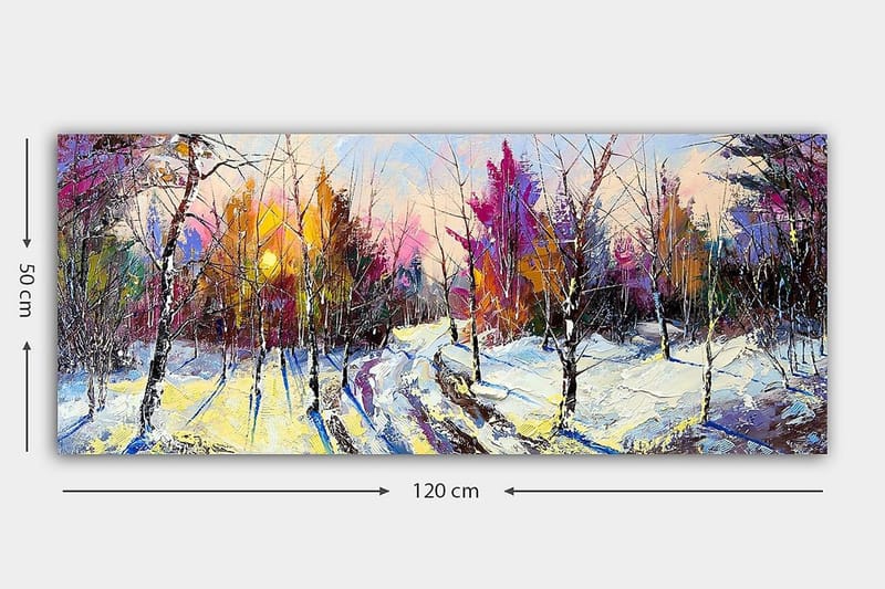 Canvastavla YTY Landscape & Nature Flerfärgad - 120x50 cm - Inredning - Tavlor & konst - Canvastavlor