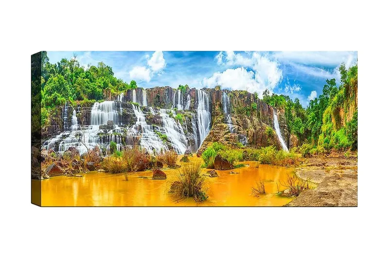 Canvastavla YTY Landscape & Nature Flerfärgad, 120x50 cm