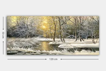 Canvastavla YTY Landscape & Nature Flerfärgad - 120x50 cm - Inredning - Tavlor & konst - Canvastavlor
