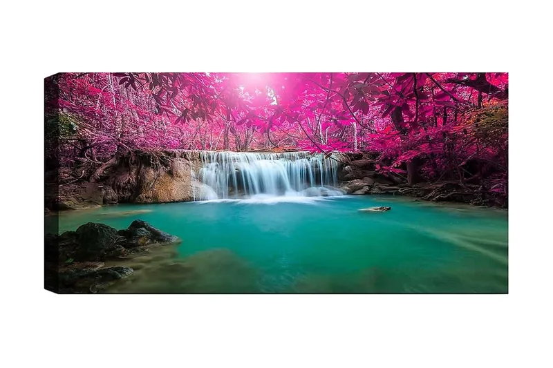 Canvastavla YTY Landscape & Nature Flerfärgad, 120x50 cm