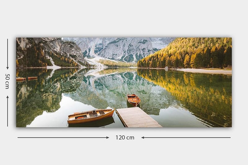 Canvastavla YTY Landscape & Nature Flerfärgad - 120x50 cm - Inredning - Tavlor & konst - Canvastavlor