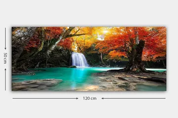 Canvastavla YTY Landscape & Nature Flerfärgad - 120x50 cm - Inredning - Tavlor & konst - Canvastavlor
