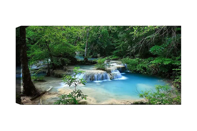 Canvastavla YTY Landscape & Nature Flerfärgad, 120x50 cm