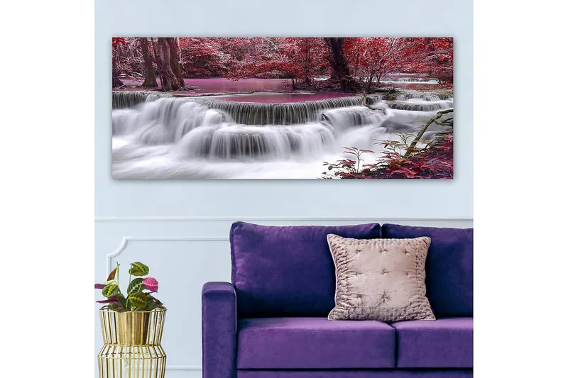 Canvastavla YTY Landscape & Nature Flerfärgad - 120x50 cm - Inredning - Tavlor & konst - Canvastavlor