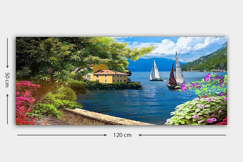 Canvastavla YTY Landscape & Nature Flerfärgad - 120x50 cm - Inredning - Tavlor & konst - Canvastavlor