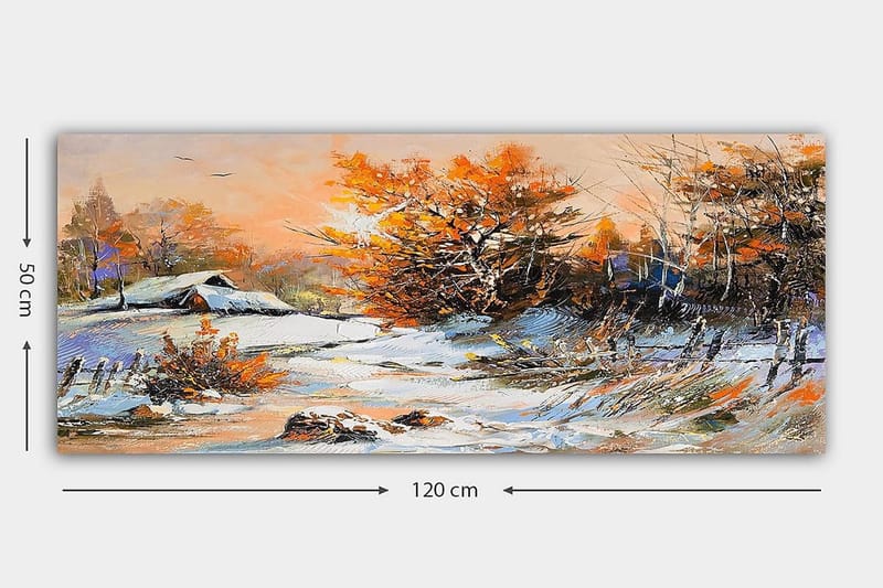 Canvastavla YTY Landscape & Nature Flerfärgad - 120x50 cm - Inredning - Tavlor & konst - Canvastavlor