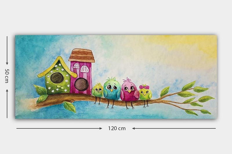 Canvastavla YTY Landscape & Nature Flerfärgad - 120x50 cm - Inredning - Tavlor & konst - Canvastavlor