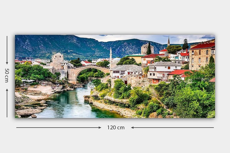 Canvastavla YTY Landscape & Nature Flerfärgad - 120x50 cm - Inredning - Tavlor & konst - Canvastavlor