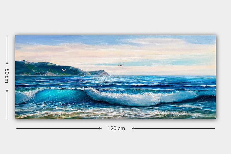 Canvastavla YTY Landscape & Nature Flerfärgad - 120x50 cm - Inredning - Tavlor & konst - Canvastavlor