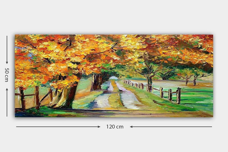 Canvastavla YTY Landscape & Nature Flerfärgad - 120x50 cm - Inredning - Tavlor & konst - Canvastavlor