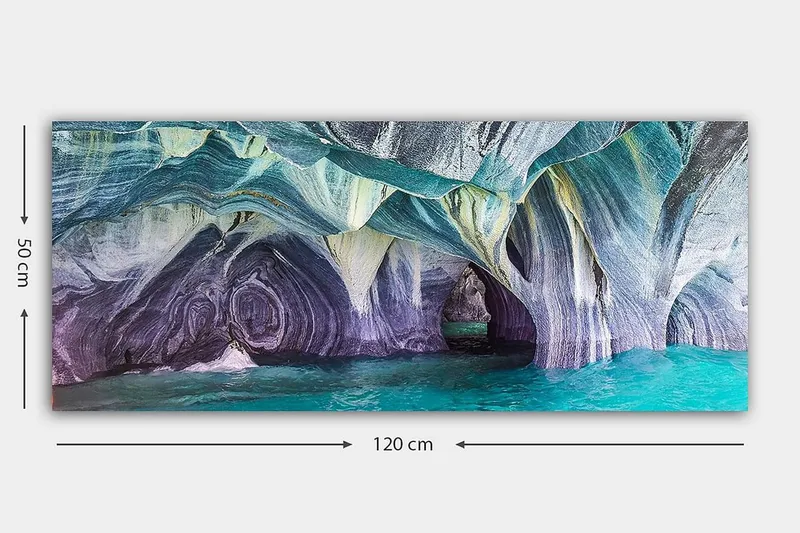 Canvastavla YTY Landscape & Nature Flerfärgad - 120x50 cm - Inredning - Tavlor & konst - Canvastavlor