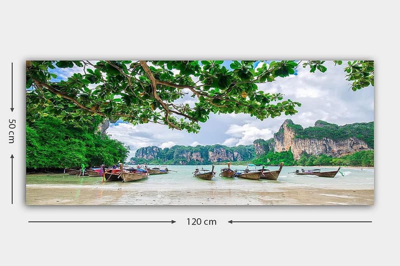 Canvastavla YTY Landscape & Nature Flerfärgad - 120x50 cm - Inredning - Tavlor & konst - Canvastavlor