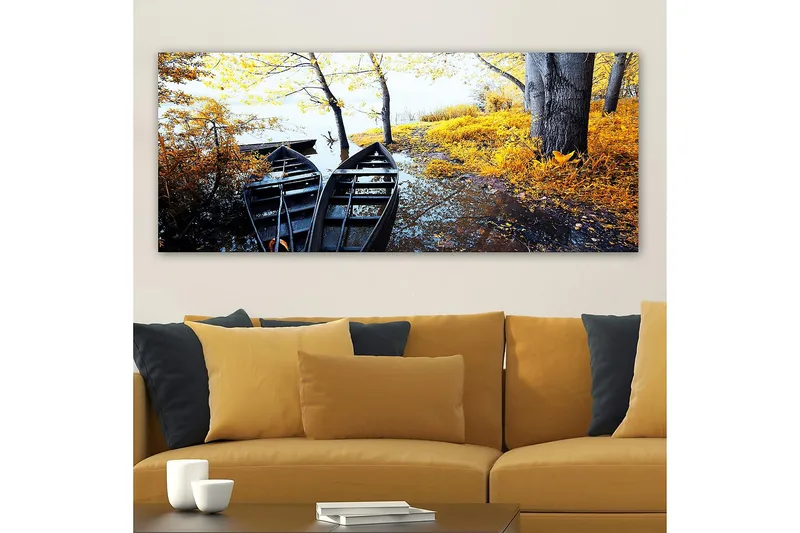 Canvastavla YTY Landscape & Nature Flerfärgad - 120x50 cm - Inredning - Tavlor & konst - Canvastavlor