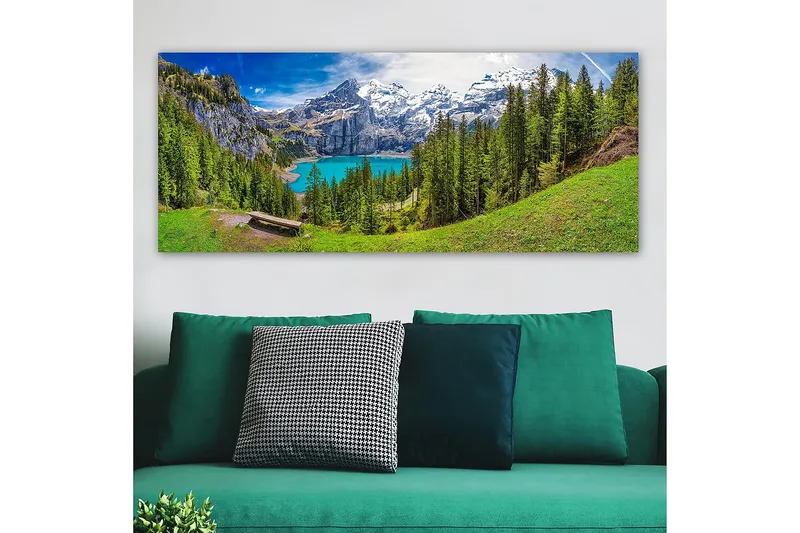 Canvastavla YTY Landscape & Nature Flerfärgad - 120x50 cm - Inredning - Tavlor & konst - Canvastavlor