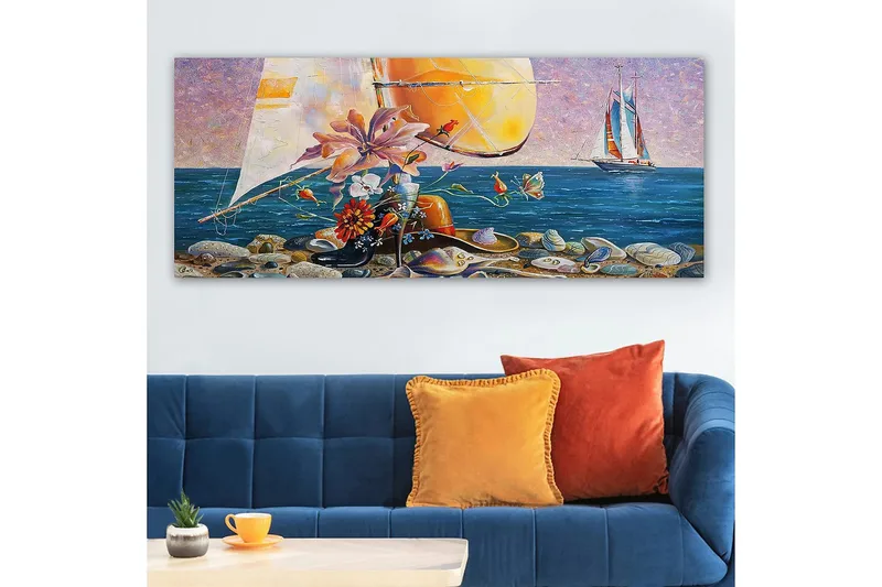 Canvastavla YTY Landscape & Nature Flerfärgad - 120x50 cm - Inredning - Tavlor & konst - Canvastavlor