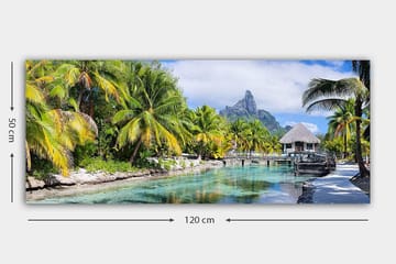 Canvastavla YTY Landscape & Nature Flerfärgad - 120x50 cm - Inredning - Tavlor & konst - Canvastavlor