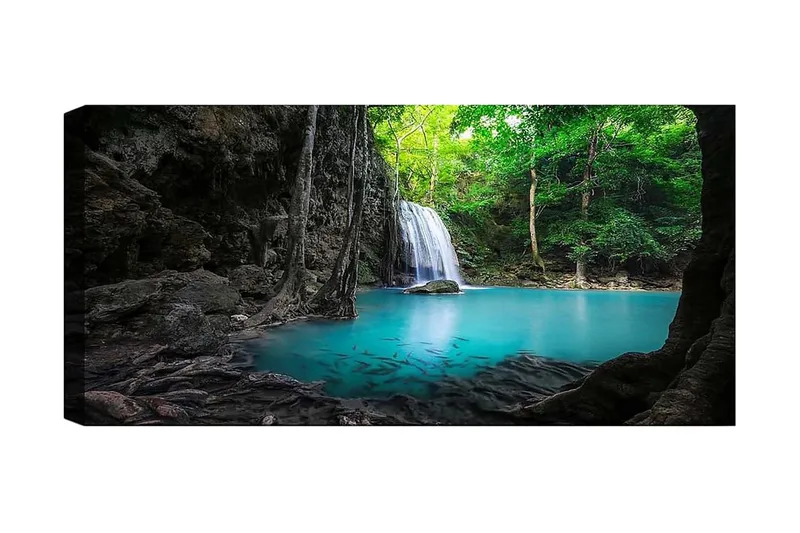 Canvastavla YTY Landscape & Nature Flerfärgad, 120x50 cm