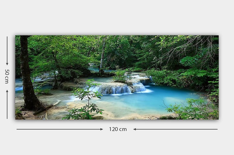 Canvastavla YTY Landscape & Nature Flerfärgad - 120x50 cm - Inredning - Tavlor & konst - Canvastavlor