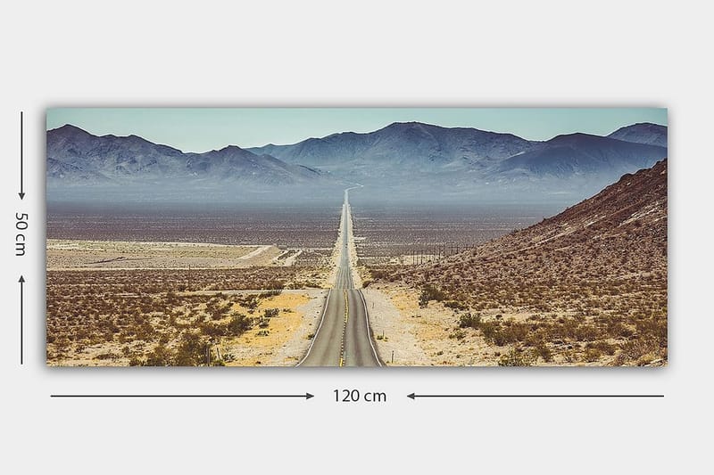 Canvastavla YTY Landscape & Nature Flerfärgad - 120x50 cm - Inredning - Tavlor & konst - Canvastavlor