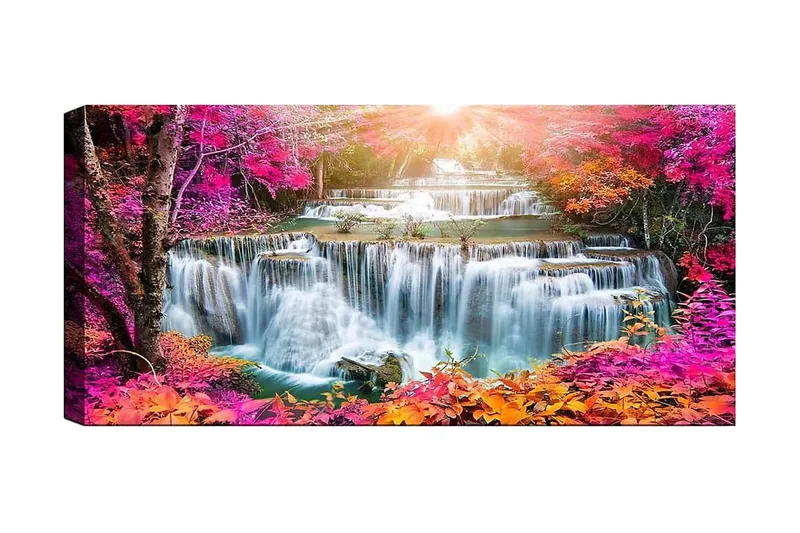 Canvastavla YTY Landscape & Nature Flerfärgad, 120x50 cm