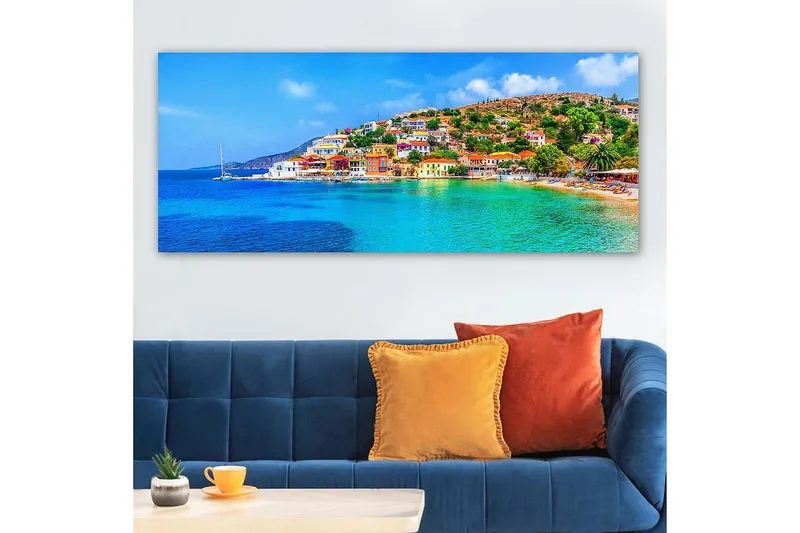 Canvastavla YTY Landscape & Nature Flerfärgad - 120x50 cm - Inredning - Tavlor & konst - Canvastavlor