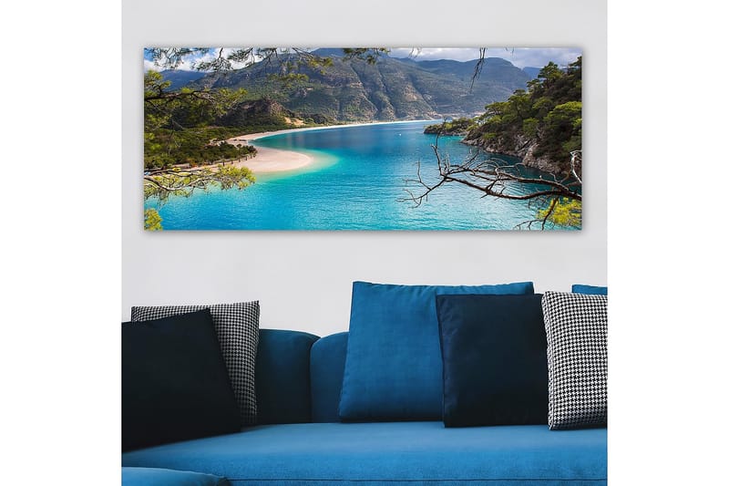 Canvastavla YTY Nautical & Beach Flerfärgad - 120x50 cm - Inredning - Tavlor & konst - Canvastavlor