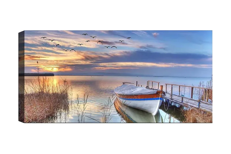 Canvastavla YTY Nautical & Beach Flerfärgad, 120x50 cm