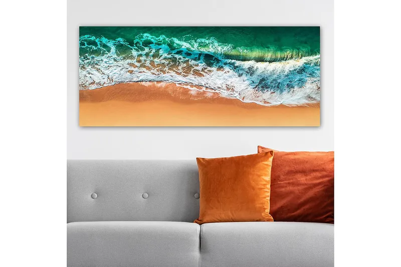 Canvastavla YTY Nautical & Beach Flerfärgad - 120x50 cm - Inredning - Tavlor & konst - Canvastavlor