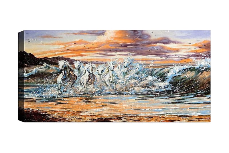 Canvastavla YTY Nautical & Beach Flerfärgad - 120x50 cm - Inredning - Tavlor & konst - Canvastavlor