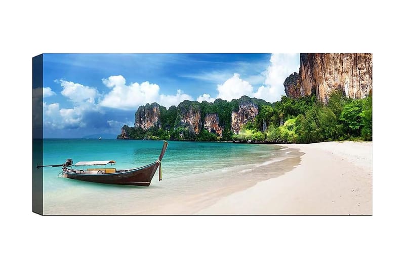 Canvastavla YTY Nautical & Beach Flerfärgad - 120x50 cm - Inredning - Tavlor & konst - Canvastavlor