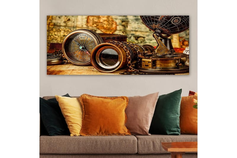 Canvastavla YTY Nautical & Beach Flerfärgad - 120x50 cm - Inredning - Tavlor & konst - Canvastavlor