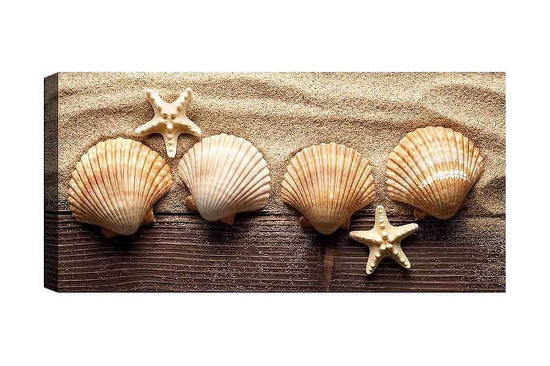 Canvastavla YTY Nautical & Beach Flerfärgad - 120x50 cm - Inredning - Tavlor & konst - Canvastavlor