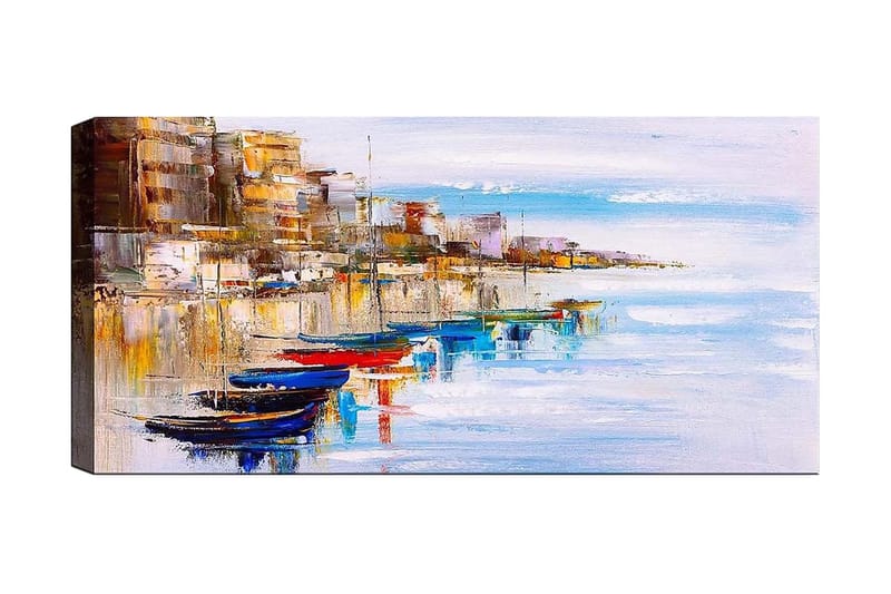 Canvastavla YTY Nautical & Beach Flerfärgad - 120x50 cm - Inredning - Tavlor & konst - Canvastavlor