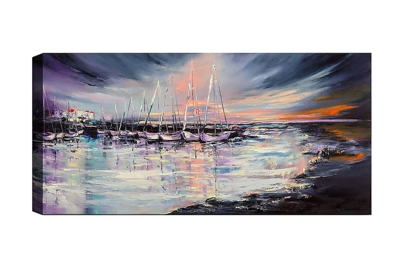 Canvastavla YTY Nautical & Beach Flerfärgad - 120x50 cm - Inredning - Tavlor & konst - Canvastavlor