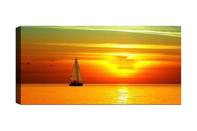 Canvastavla YTY Nautical & Beach Flerfärgad - 120x50 cm - Inredning - Tavlor & konst - Canvastavlor