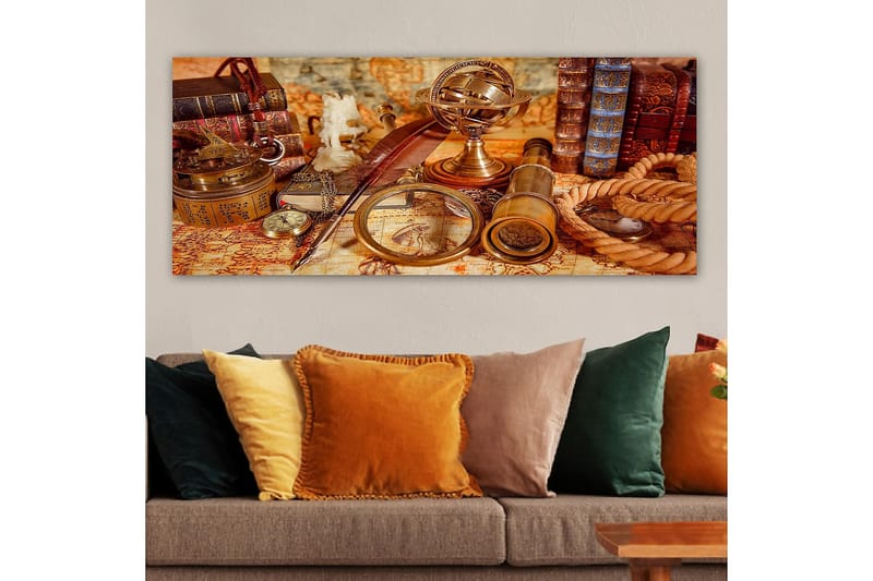 Canvastavla YTY Nautical & Beach Flerfärgad - 120x50 cm - Inredning - Tavlor & konst - Canvastavlor