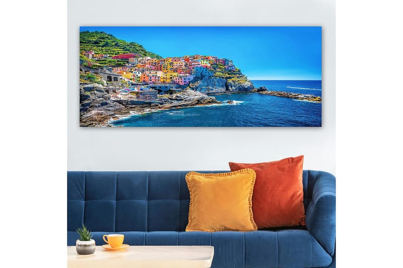 Canvastavla YTY Nautical & Beach Flerfärgad - 120x50 cm - Inredning - Tavlor & konst - Canvastavlor