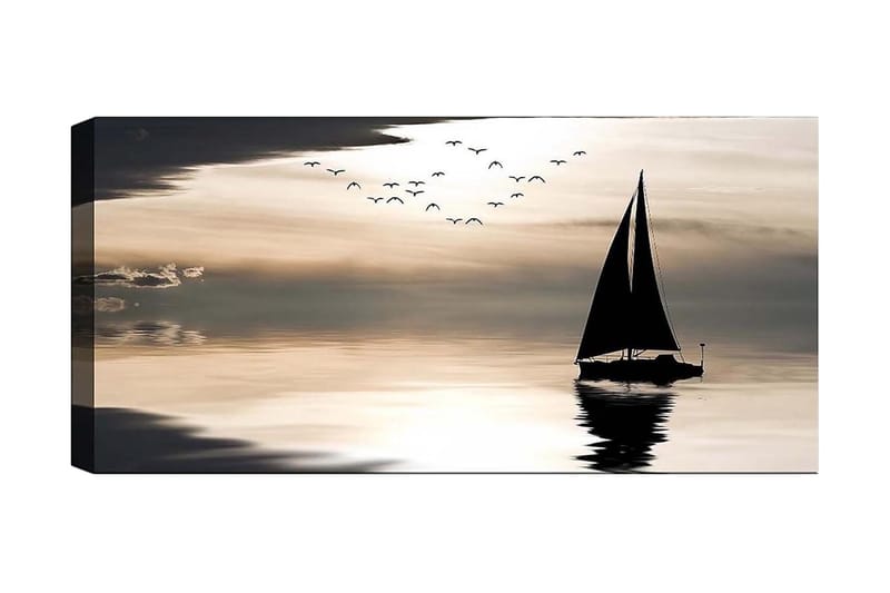 Canvastavla YTY Nautical & Beach Flerfärgad - 120x50 cm - Inredning - Tavlor & konst - Canvastavlor