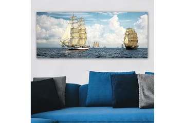 Canvastavla YTY Nautical & Beach Flerfärgad - 120x50 cm - Inredning - Tavlor & konst - Canvastavlor