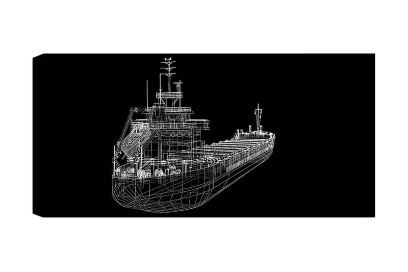 Canvastavla YTY Nautical & Beach Flerfärgad, 120x50 cm