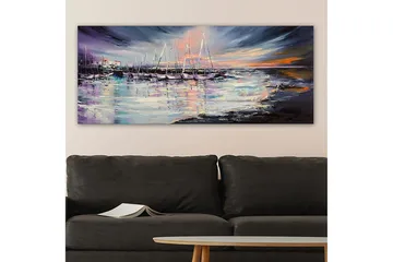 Canvastavla YTY Nautical & Beach Flerfärgad - 120x50 cm - Inredning - Tavlor & konst - Canvastavlor