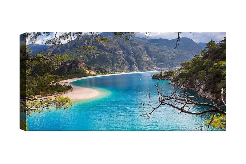 Canvastavla YTY Nautical & Beach Flerfärgad, 120x50 cm