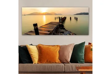 Canvastavla YTY Nautical & Beach Flerfärgad - 120x50 cm - Inredning - Tavlor & konst - Canvastavlor