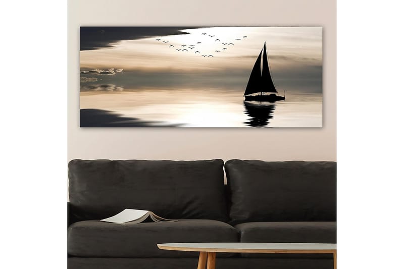 Canvastavla YTY Nautical & Beach Flerfärgad - 120x50 cm - Inredning - Tavlor & konst - Canvastavlor