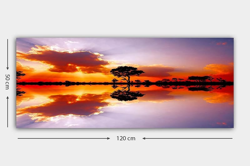 Canvastavla YTY Nautical & Beach Flerfärgad - 120x50 cm - Inredning - Tavlor & konst - Canvastavlor