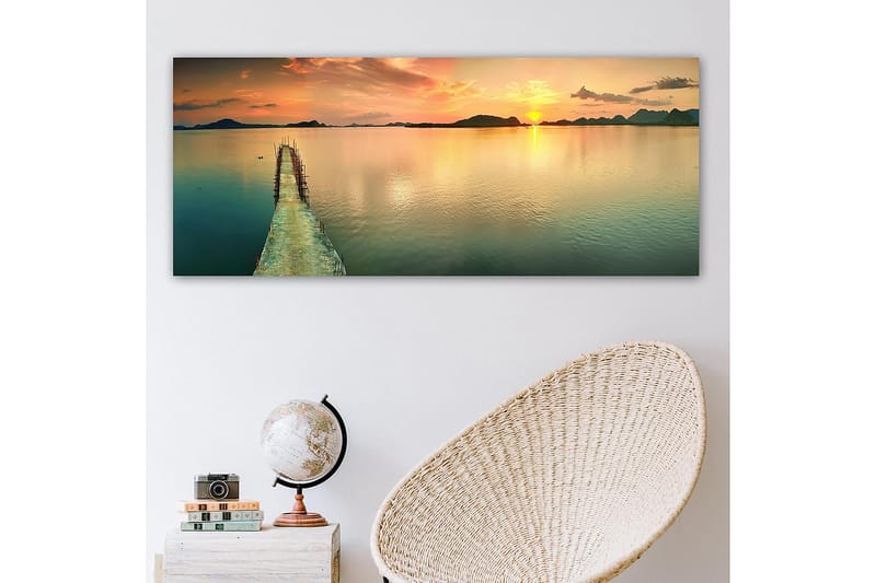 Canvastavla YTY Nautical & Beach Flerfärgad - 120x50 cm - Inredning - Tavlor & konst - Canvastavlor