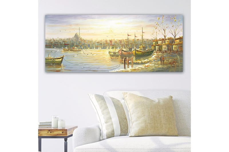 Canvastavla YTY Nautical & Beach Flerfärgad - 120x50 cm - Inredning - Tavlor & konst - Canvastavlor