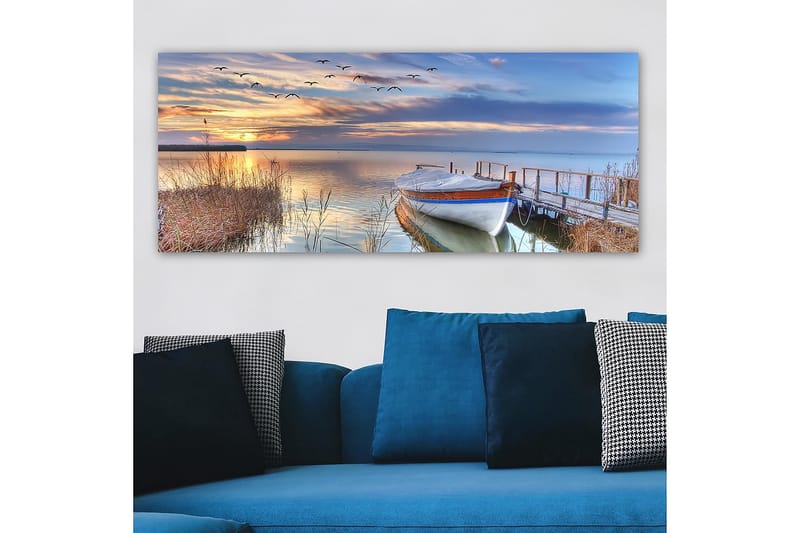 Canvastavla YTY Nautical & Beach Flerfärgad - 120x50 cm - Inredning - Tavlor & konst - Canvastavlor